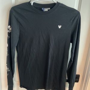 H&M Divided Disney - 90 Years of Mickey - L/S Tee - Black - Men’s Size Medium